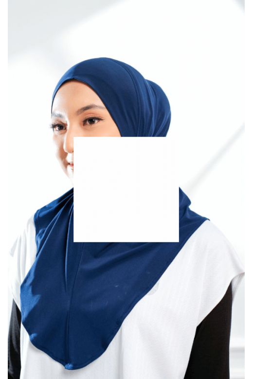 Maisa Hijab Sporty Tali Navy